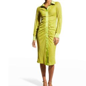 IN THE MOOD FOR LOVE Sequined Shirtdress